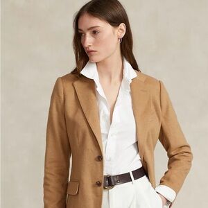 NWT Women's Camel Tailored Blazer Jacket